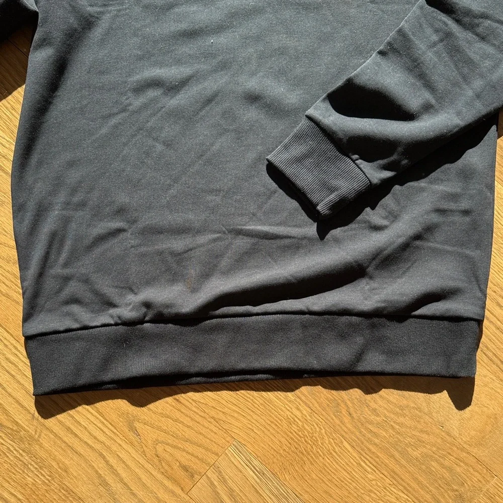 NWT Travis Mathew Black Cloud Quarter Zip Up Size L